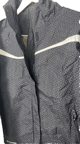 Columbia Jacket Waterproof Shell Full Zip Pockets Ski Winter Black Women Large - Picture 4 of 9