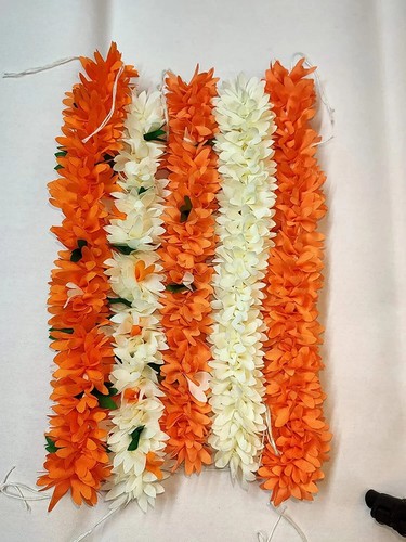 Artificial Garland Flower Juda Gajra Hair Bun Accessory for Women Pack of 5 @vd - Imagen 3 de 6
