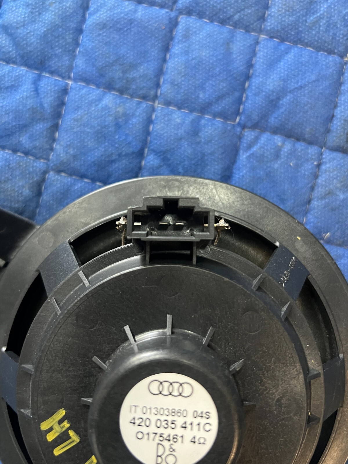 2012 AUDI R8 V8 OEM REAR LEFT DRIVER BANG & OLUFSEN SPEAKER 420035411C
