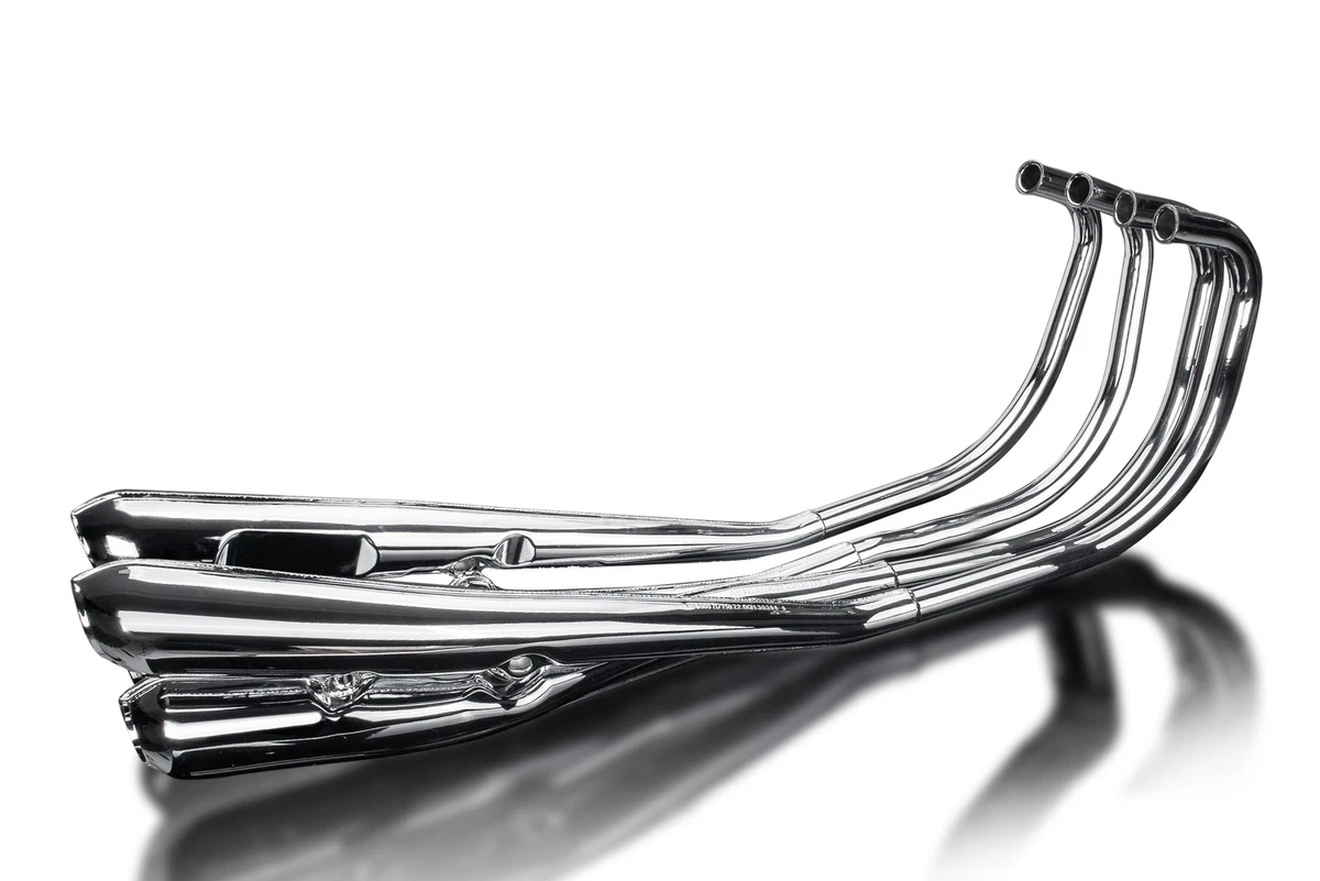 KAWASAKI Z1 Z1A Z1B Z900A4 72 76 COMPLETE EXHAUST SYSTEM CHROMED