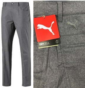 red puma golf trousers