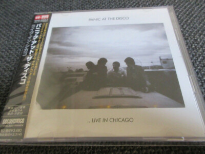 Panic At The Disco   ...Live In Chicago -  CD+DVD Japan with OBI WPZR-30312-3