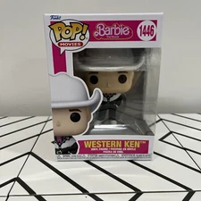 Funko POP! Movies Barbie Movie Western Ken Vinyl Figure #1446