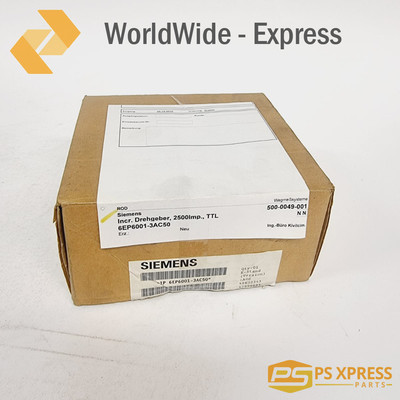 *Siemens 6EP6001-3AC50 INCREMENTAL DREHGEBER 2500 imp new