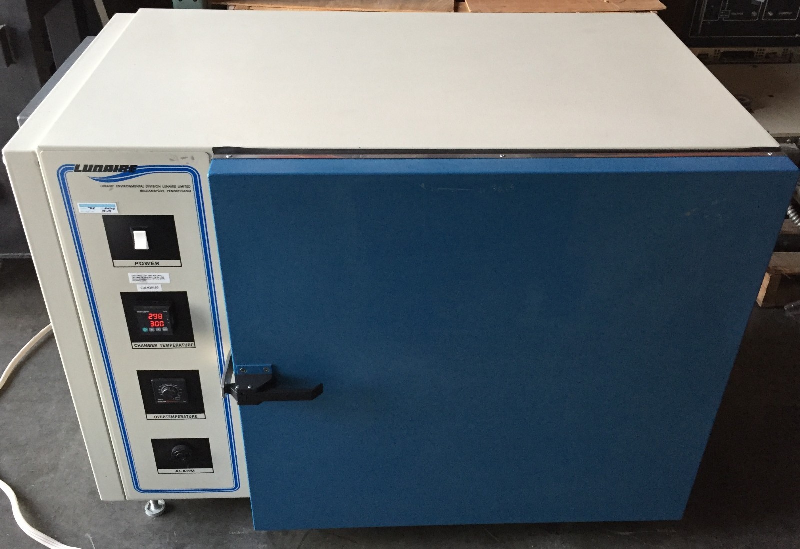 Lunaire Model CE205 Chamber Oven +300°c with Honeywell DR4300 Chart Recorder
