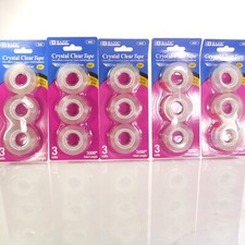 5 PACKS 3/4" X 3000" Crystal Clear Tape Refill 3/ EACH Pack