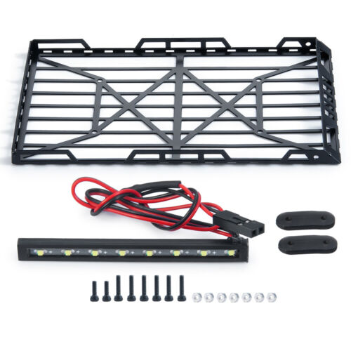 Upgrade 1:24 RC Car Axial SCX24 AXI00002 JLU Roof Rack Luggage Carrier Light Bar - Picture 14 of 14