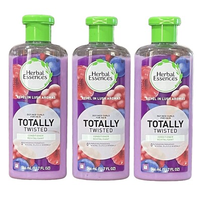 Herbal Essences Totally Twisted Conditioner Defines Curls Curly Hair Lot Of 3
