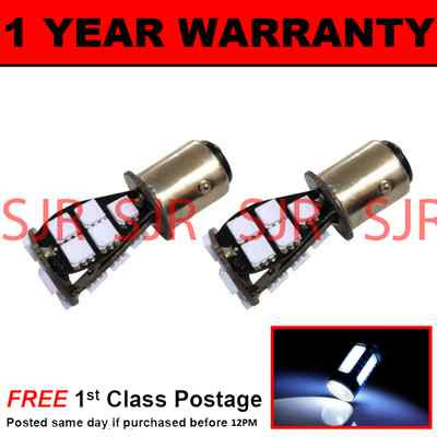 380 BAY15D 1157 WEISS 21 SMD LED DRL SEITENLICHT SEITENLICHT GLÜHBIRNEN X2 SLD201601