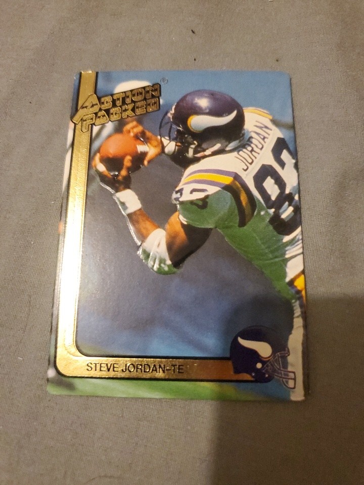 Steve Jordan 1991 Action Packed Vikings #155 