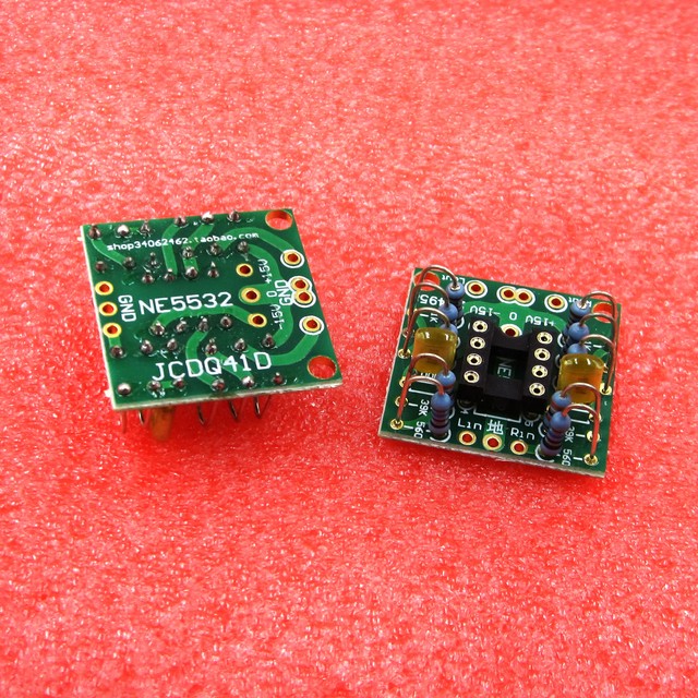 NE5532 OPA2134 OPA2604 AD826 DC OP Amp Preamp Dual Amplification Board ...