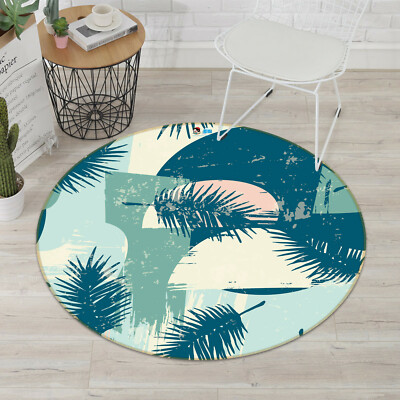 3D Graffiti Leaves ZHUA989 Game Non Slip Rug Mat Photo Carpet Zoe