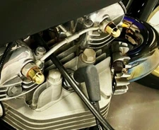 2 Triumph Oil Feed BRASS Rocker Acorn CEI Unit / Pre Unit 70-1435 chopper bobber