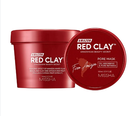 MISSHA AMAZON RED CLAY PORE MASK 110ML