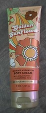 Bath Body Works GOLDEN SUNFLOWER Moisturizing Body Cream 8 oz FREE SHIP