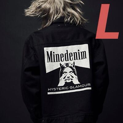HYSTERIC GLAMOUR MINEDENIM Black Denim Jacket Polartec HYSTERIC GLAMOUR MINEDENIM Black Denim Jacket Polartec