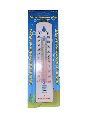 Außen Und Innen Thermometer Mit Aufhänger Analog Kunststoff