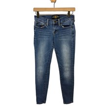 Lucky Brand Charlie Skinny Jeans Women  s Size 0/25 Mid Rise Stretch Denim