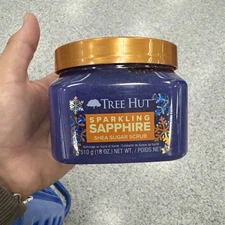 Tree Hut Sparkling Sapphire Shea Sugar Scrub 18oz