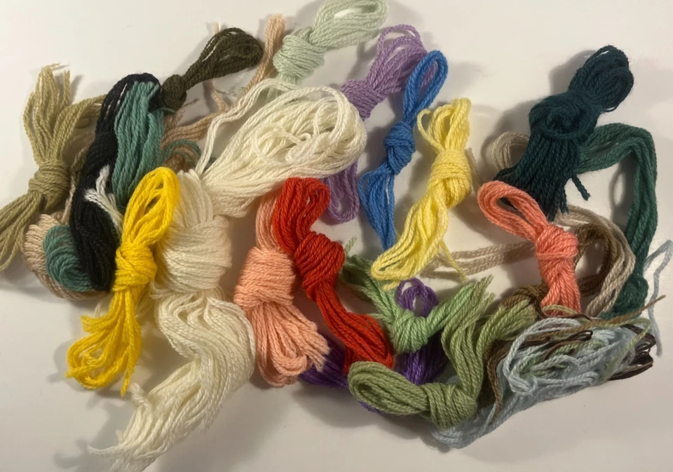 Dimensions Country Hideaway Needlepoint Kit 2357 10"x18" Cottage 1989 - started - Image 3 of 4