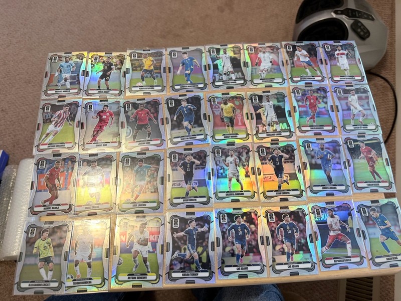 2026 Prizm World Cup Lot With Rookies All Silver, Wave, Pandora, Hyper 65 Cards