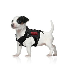 Tactical Dog Harness Vest,No-Pull Service Dog Vest with Hook  Loop Panels,Ad...