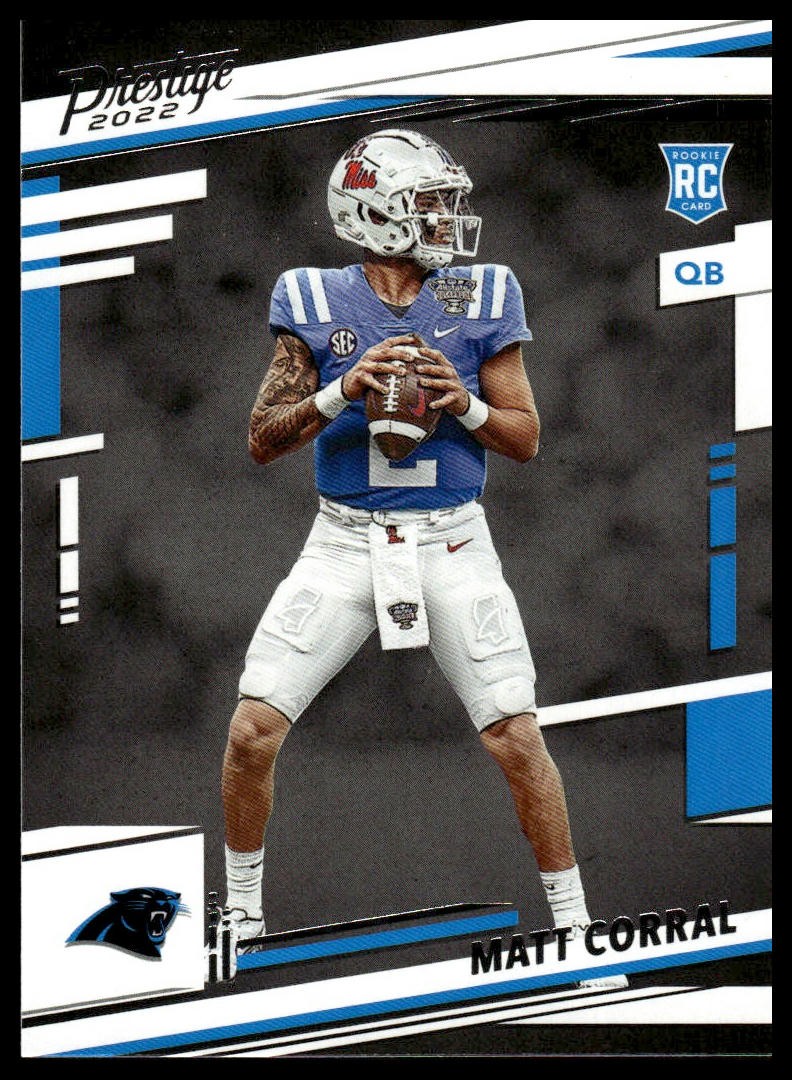 2022 Panini Prestige #302 Matt Corral Carolina Panthers Rookie