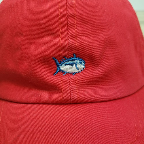 Ole Miss Rebels Hat Cap Strap Back Red NCAA College Baseball Mens Southern Tide - Picture 9 of 9