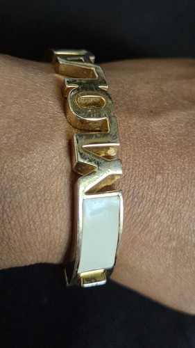 Bracciale Bimba Y Lola smaltato avorio misura 2,25" (cerchio interno) - Foto 3 di 18