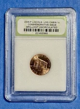 Lincoln 2009-P Log Cabin 1c Commemorative Issue