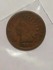 1891 indian head penny cent