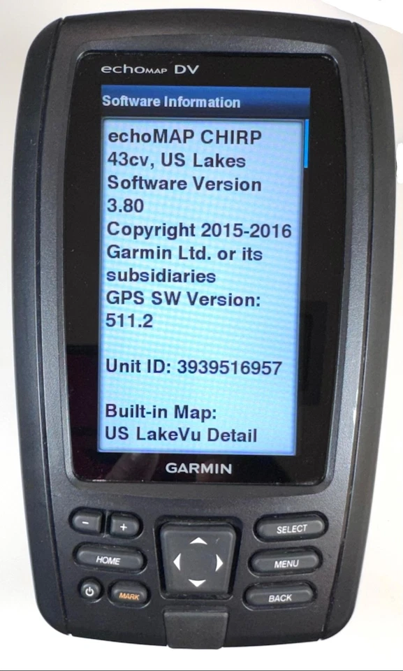*EXCELLENT* GARMIN EchoMap Plus 43cv ChartPlotter GPS Chirp Sounder Sonar *MINT* - Image 3 of 4