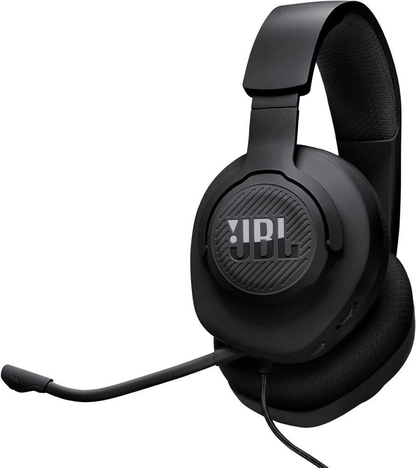 JBL Quantum 100M2 Wired Over-Ear Gaming Headset with Detachable Microphone, JBL - Photo 1/4
