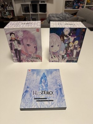 Re:Zero Blu-ray Staffel 1 & 2 + OVA Im Schuber Limited Edition Neuwertig