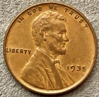 1935p  Lincoln Wheat Cent - [XF EF] Extremely Fine - Philadelphia Mint ~ C113