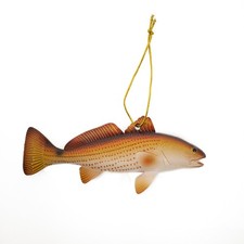 5" Redfish Fish Christmas Tree Ornament Xmas Gift Topper Nautical Holiday Decor