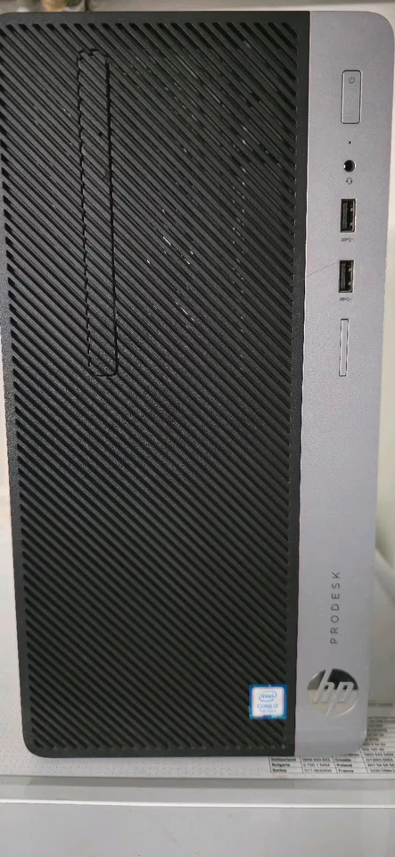 PRODESK 400 G4  HP PC I7 7700 16GB RAM DDR4 512GB M.2 SSD WINDOWS 11