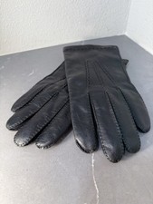 FOWNES Women  s Leather Gloves Ladies Genuine Black w/Cashmere Lining Size XL