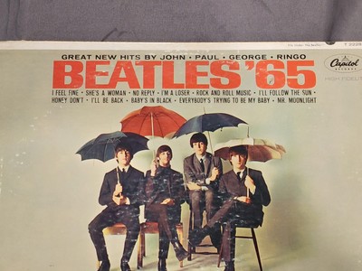 BEATLES '65 - CAPITOL RECORDS T-2228 ORIGINAL COPY! RARE! MONO