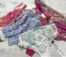 Victoria  s Secret For Love And Lemons High-waist Embroidered Lace Panty