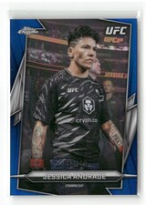 2026 Topps Chrome UFC #138 Jessica Andrade Blue Refractor #/150
