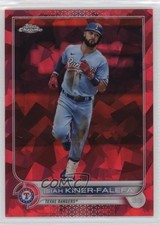 2022 Topps Chrome Sapphire Edition Red 5/5 Isiah Kiner-Falefa #93 3a1