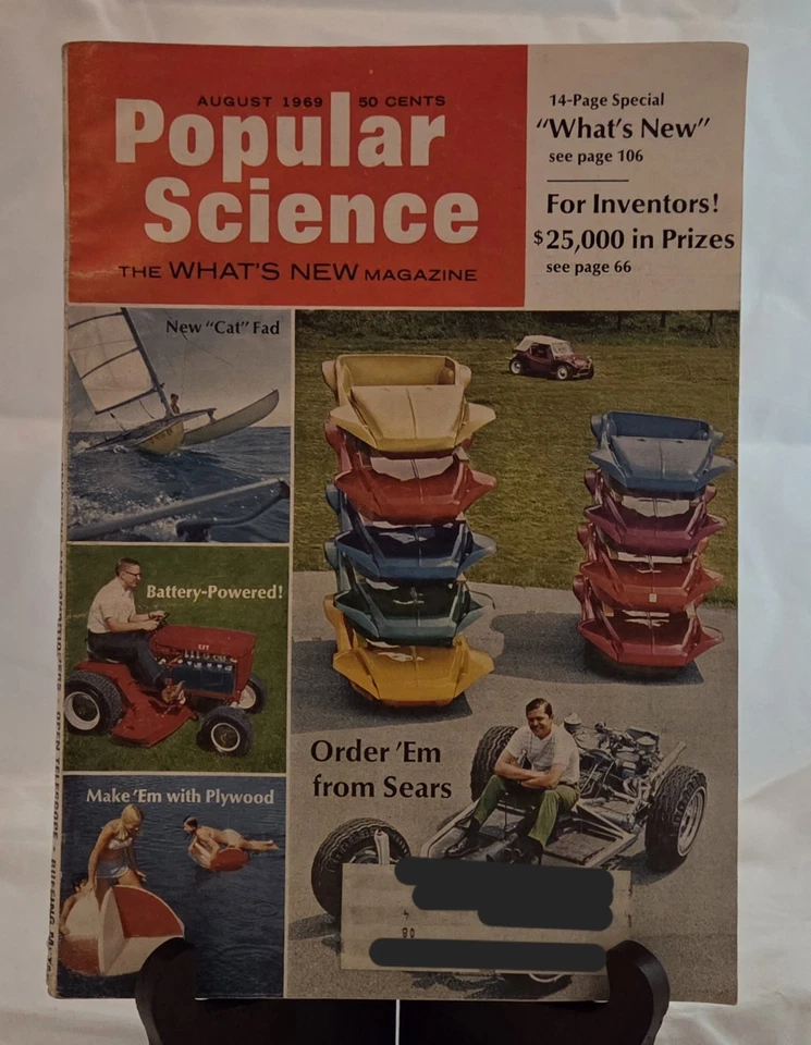 popular science magazine 1969 June - Dec.  (No July) - Image 3 of 4