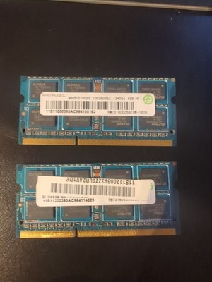 RAM f. Notebook  8GB DDR3 (2x 4GB)  16000 Ramaxel