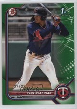 2022 Bowman Prospects Green Border 92/99 Carlos Aguiar #BP-1 07ke