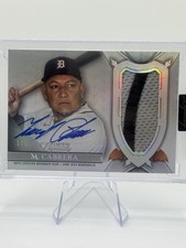 Miguel Cabrera 2024 Topps Dynasty Patch Auto /5 🔥 Game Used HOF