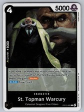 St. Topman Warcury OP13-089 Rare Carrying On His Will One Piece Foil Near Mint