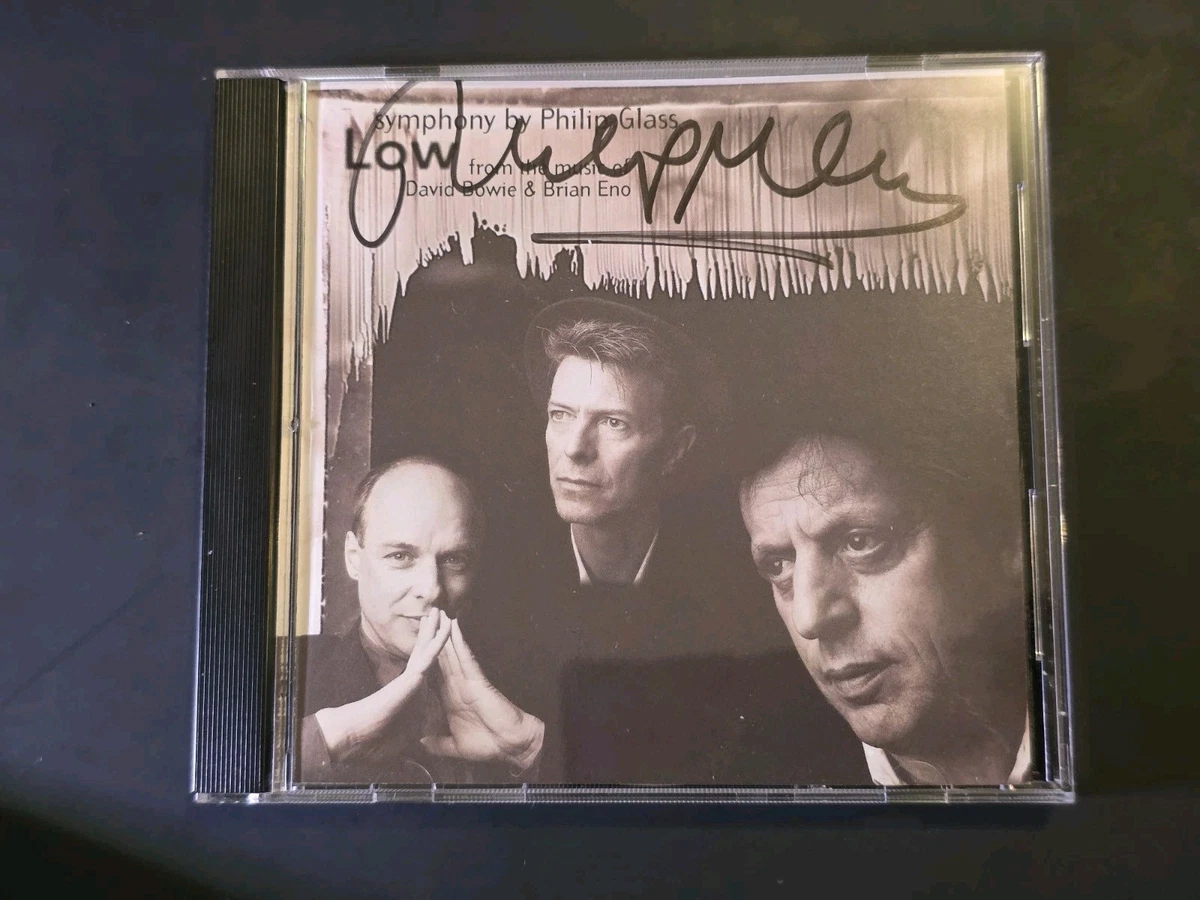 Philip Glass - LOW Symphony - Music of Eno & Bowie - Autographed Insert