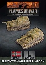 Flames of War GBX163 Elefant Tank-Hunter Platoon (2 Vehicles) Gaming Miniatures