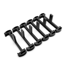HTOH Plastic Clip for Linear Drain, Tile Tray Supporter, Black linear,